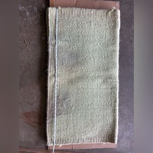 Green mayatex horse show pad